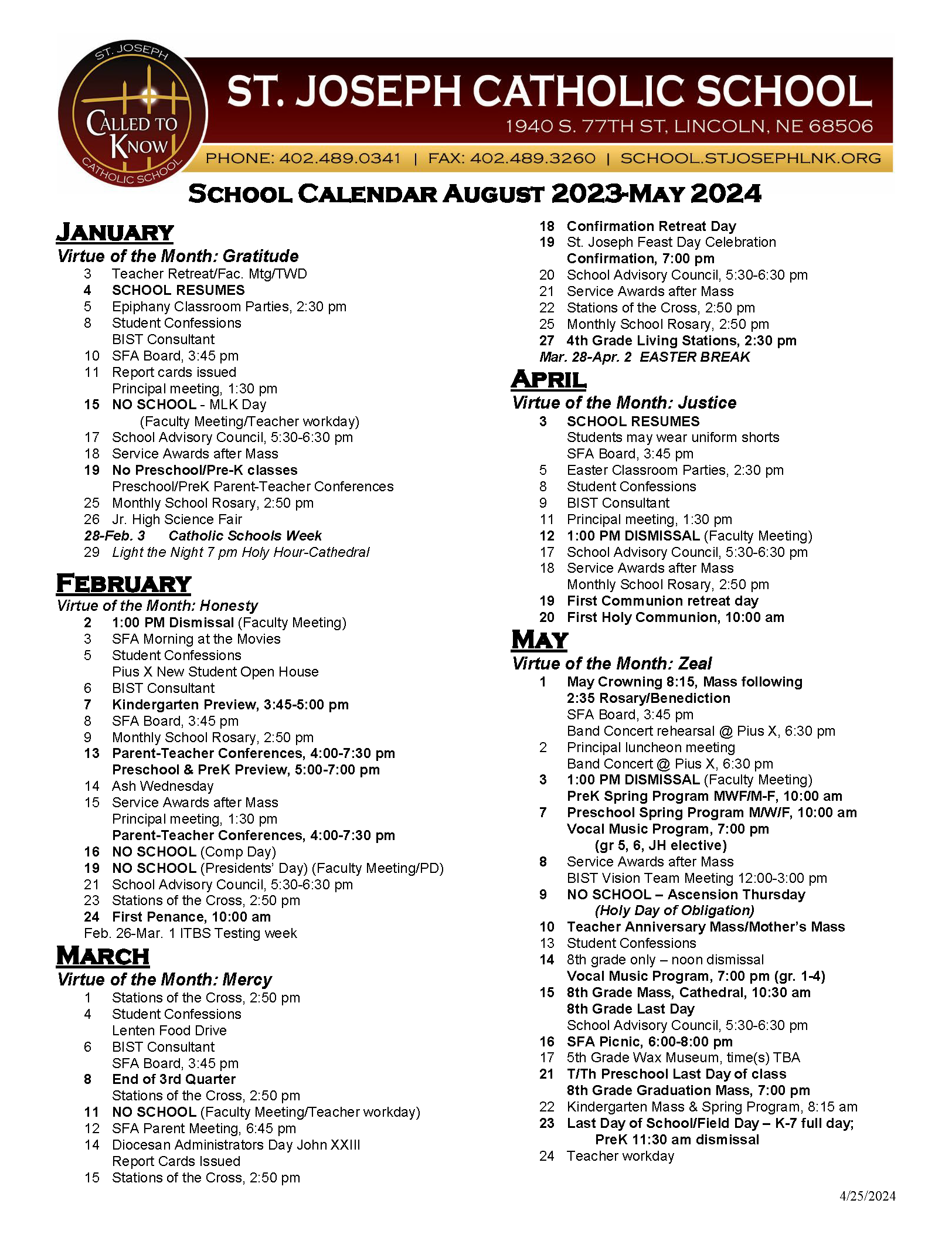 2023 2024 School Calendar 04 25 24 v3 Page 2
