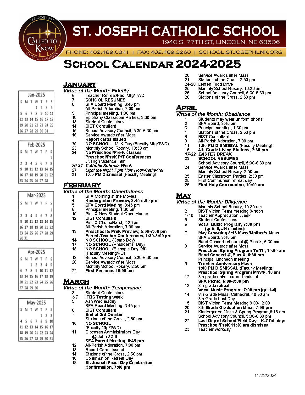 2024 2025 School Calendar 11 22 24 Page 2