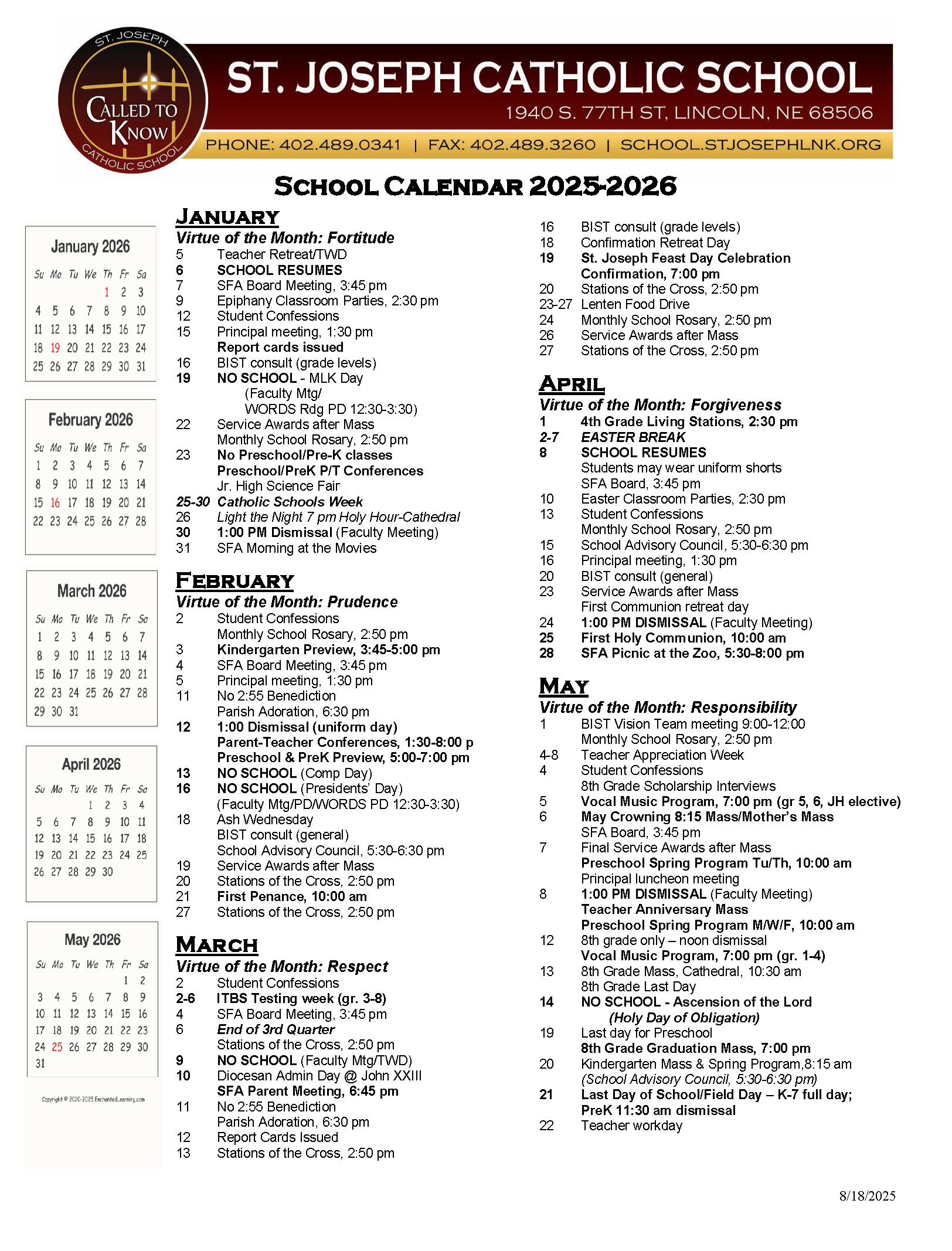2025 2026 School Calendar 8 18 25 Page 2
