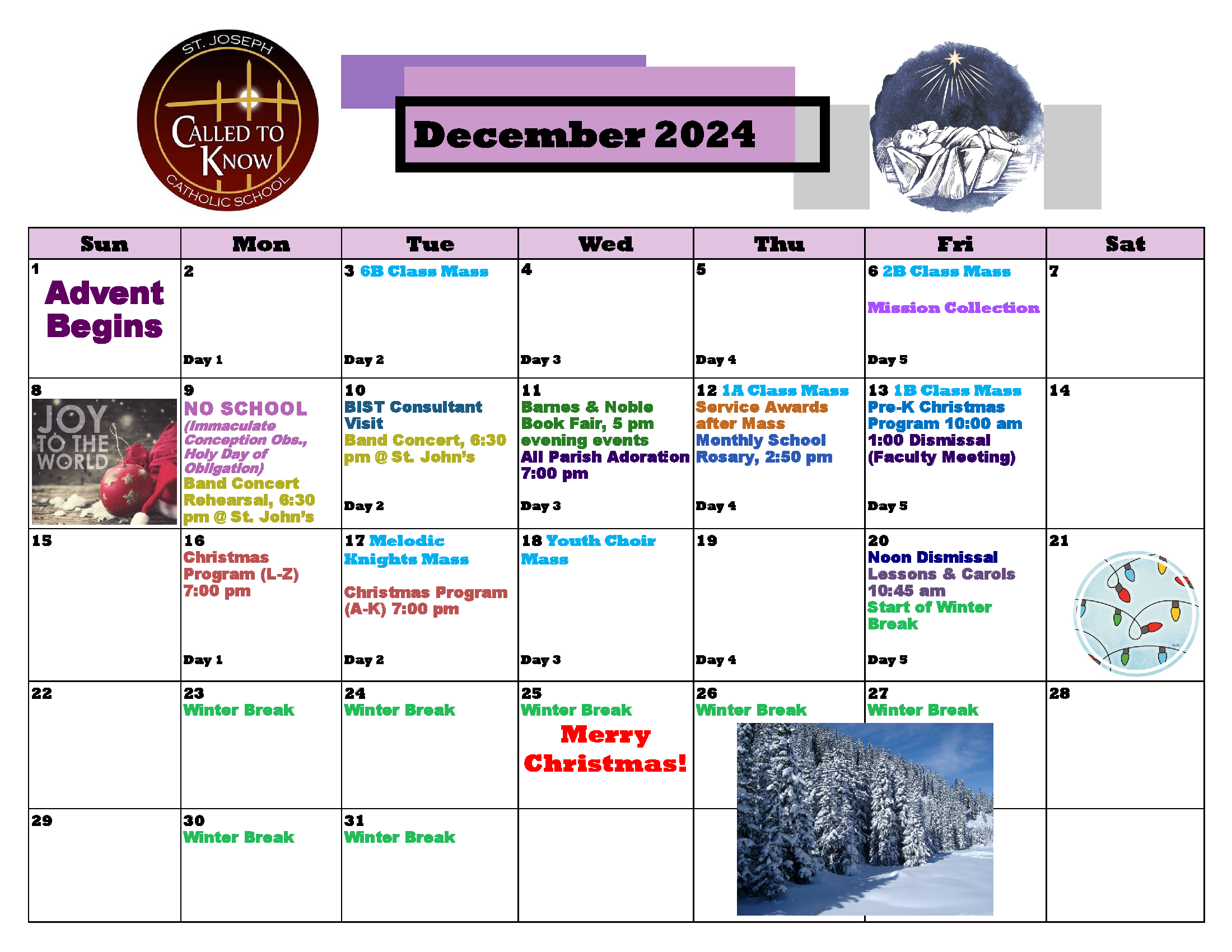 December 2024 Events2